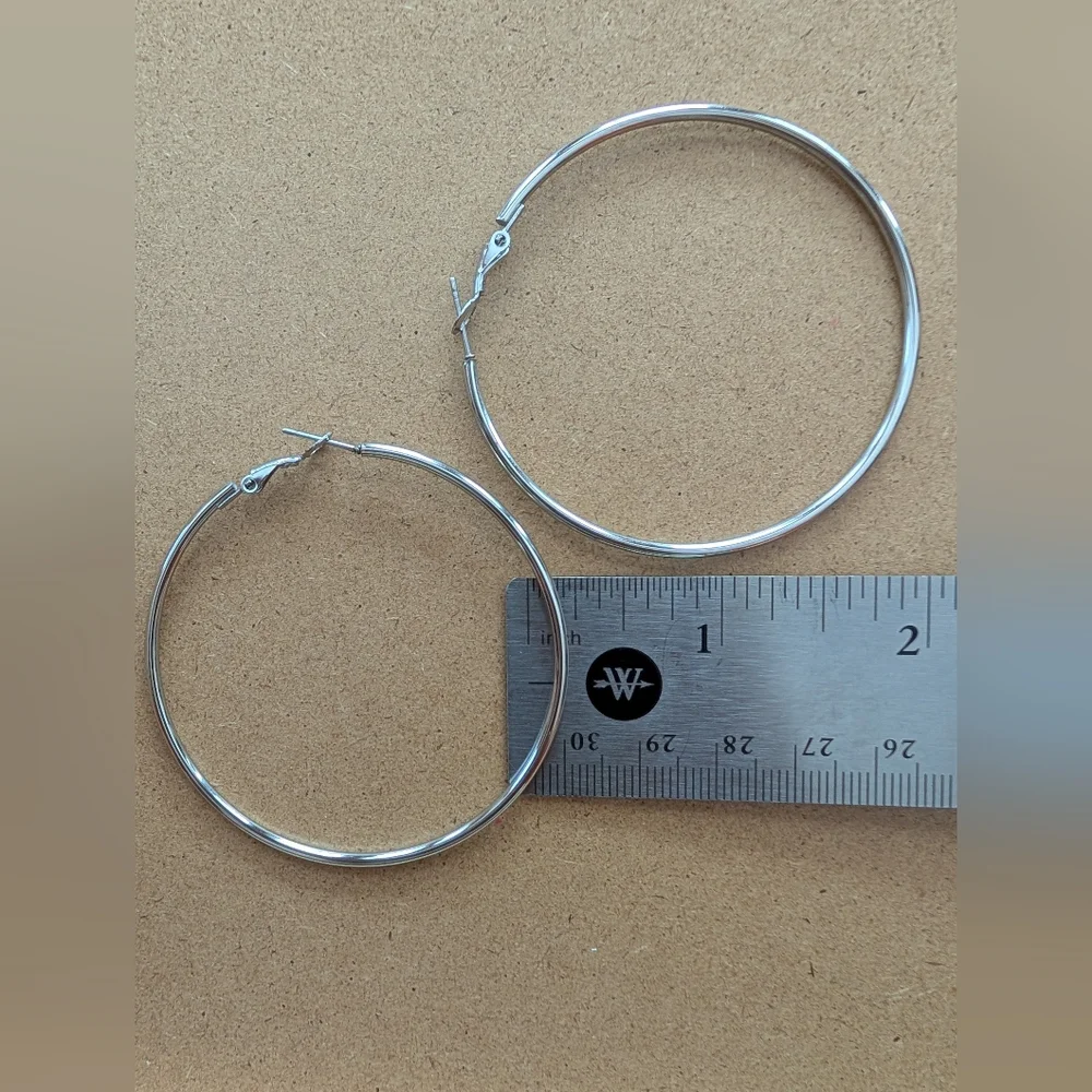 Stainless Steel Hoop Earrings